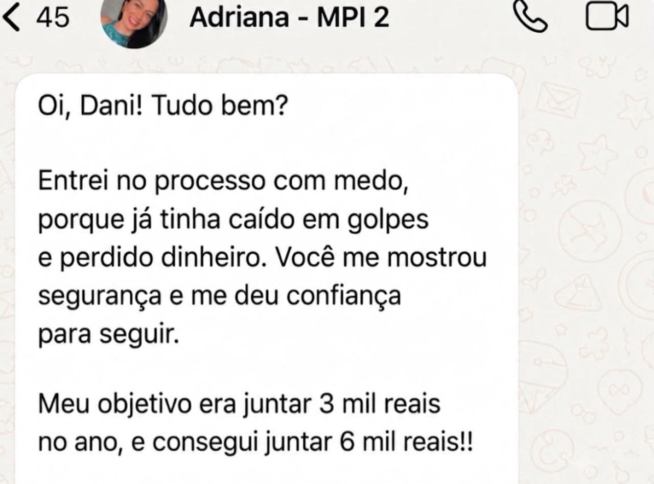Captura do depoimento de Adriana