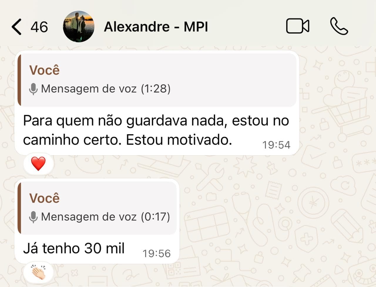 Captura do depoimento de Alexandre
