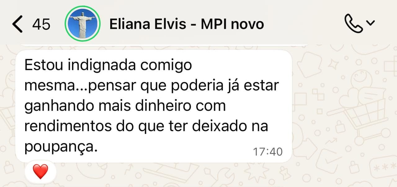 Captura do depoimento de Eliana Elvis